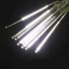 8 Tubos De Luz LED De 50cm Em Cascata De Iluminação Efeito Gelo Chuva Natal - Imagem 4