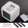 Relógio Cubo Digital Led Colorido Alarme Despertador - Imagem 6